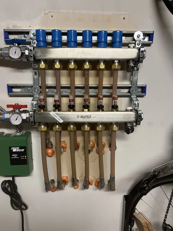 Plumber performing Leak Detection at a residential property in Magna